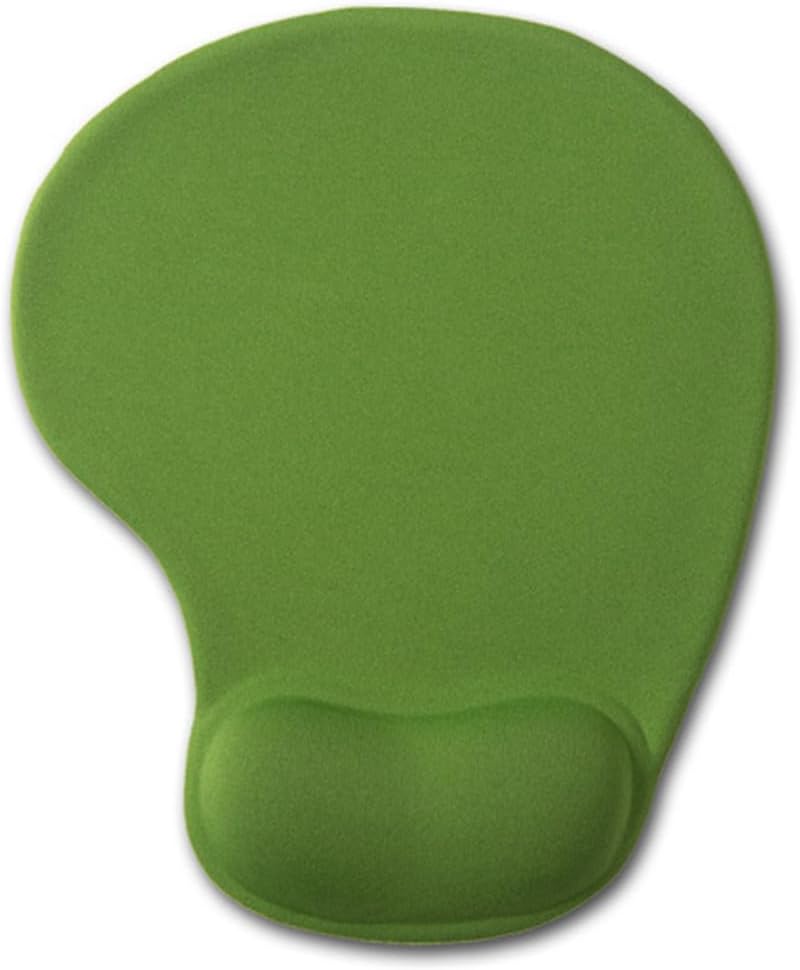 DemonChest Office Mousepad with Gel Wrist Support - Ergonomic Gaming Desktop Mouse Pad Wrist Rest - Design Gamepad Mat Rubber Base for Laptop Computer (05Green) - Image 1